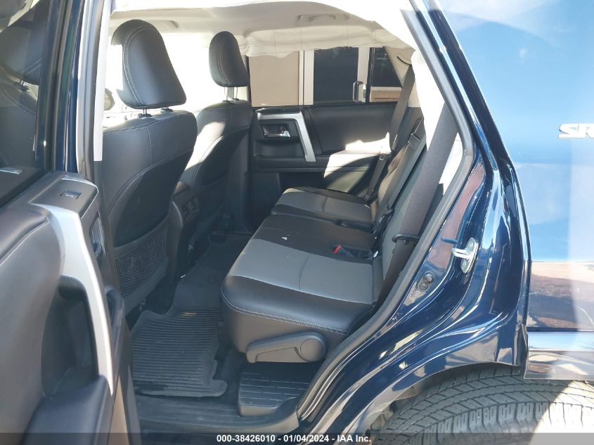 2022 TOYOTA 4RUNNER SR5/SR5 PREMIUM/TRAIL/LIMITED/TRD SPORT/TRD OFF ROAD/TRD OFF ROAD PREM/TRD PRO - JTENU5JR5N6044208