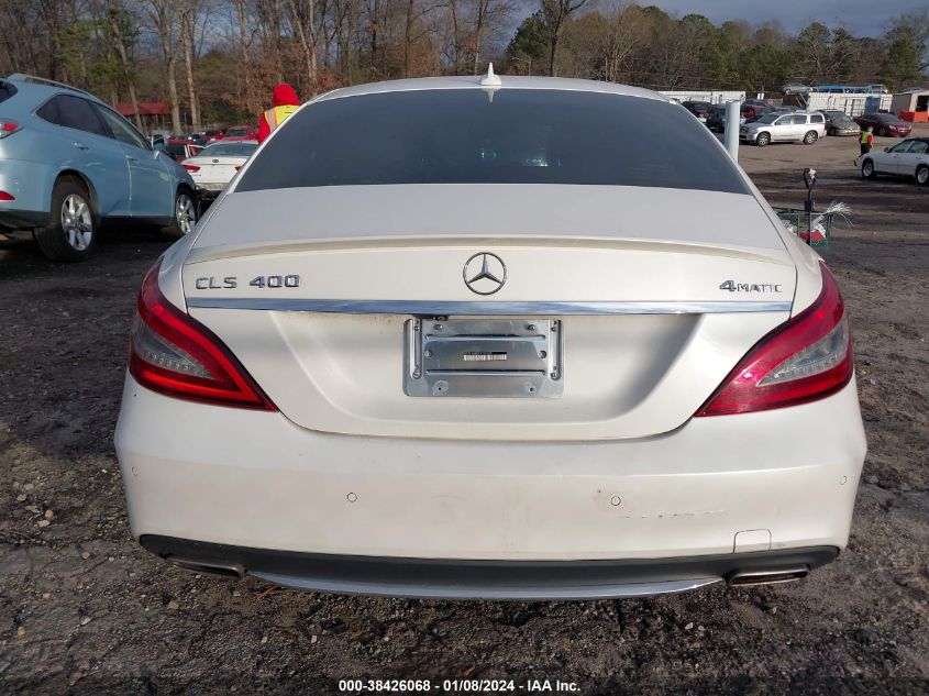 2015 MERCEDES-BENZ CLS 400 4MATIC - WDDLJ6HB0FA134289