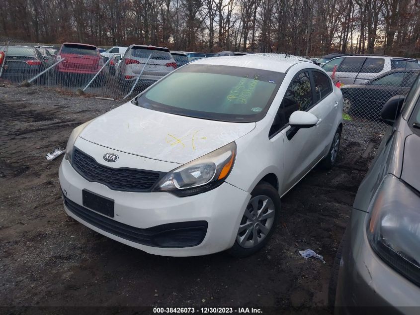 KNADN4A37E6397162 | 2014 KIA RIO