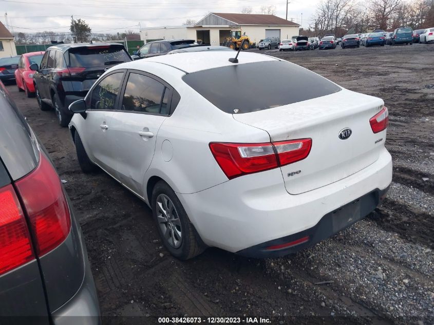 KNADN4A37E6397162 | 2014 KIA RIO