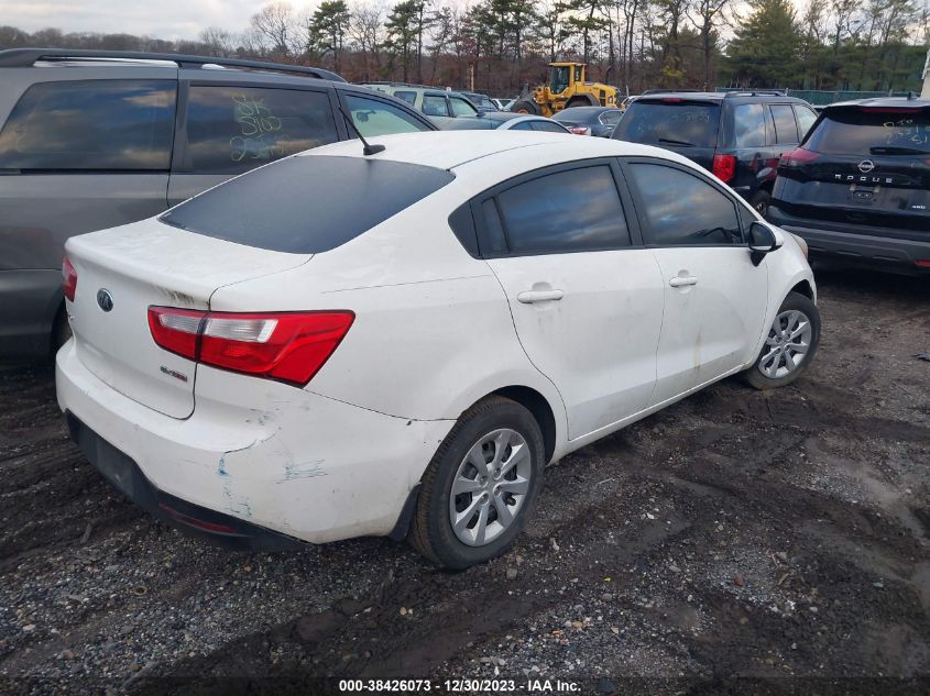 KNADN4A37E6397162 | 2014 KIA RIO