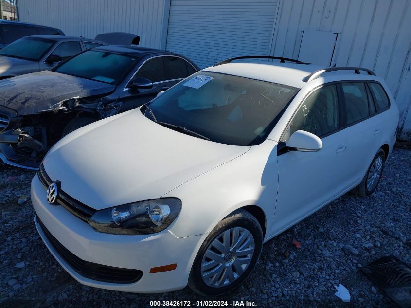 2014 VOLKSWAGEN JETTA SPORTWAGEN 2.5L S - 3VWPP7AJ1EM604426