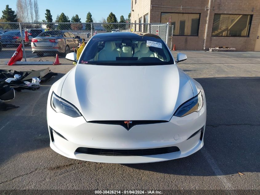 2022 TESLA MODEL S PLAID TRI MOTOR ALL-WHEEL DRIVE - 5YJSA1E66NF483074