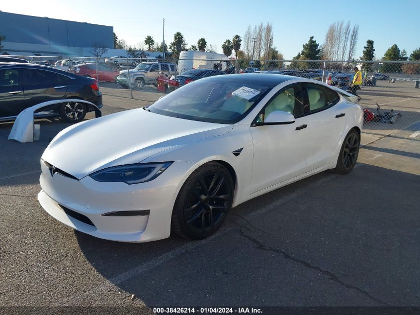 2022 TESLA MODEL S PLAID TRI MOTOR ALL-WHEEL DRIVE - 5YJSA1E66NF483074