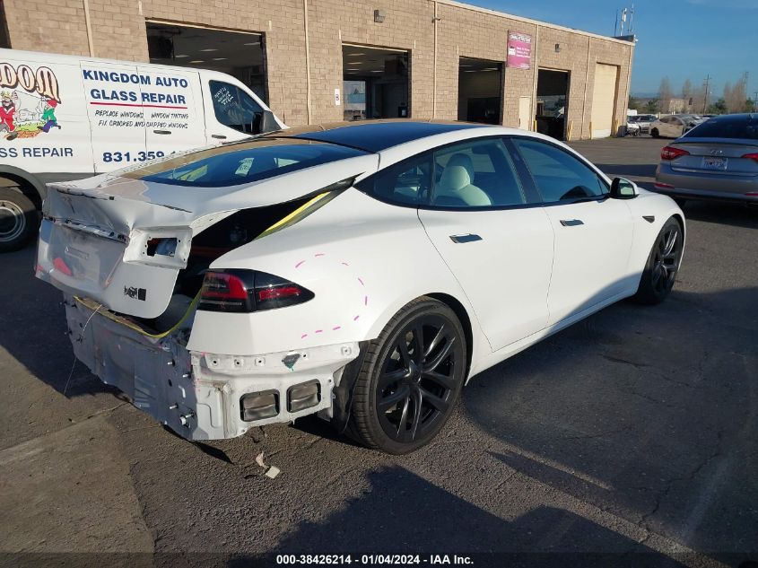 2022 TESLA MODEL S PLAID TRI MOTOR ALL-WHEEL DRIVE - 5YJSA1E66NF483074