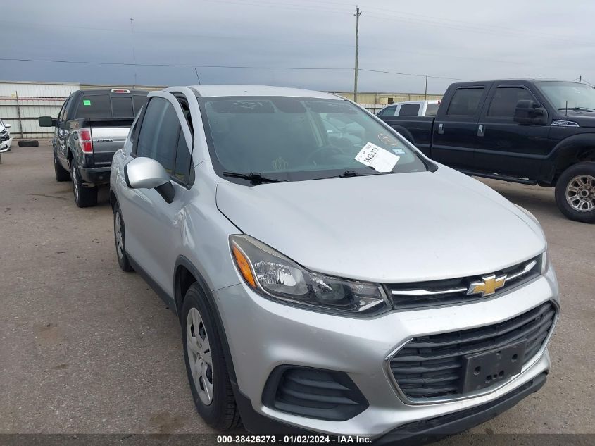 2017 CHEVROLET TRAX LS - KL7CJKSB4HB236877