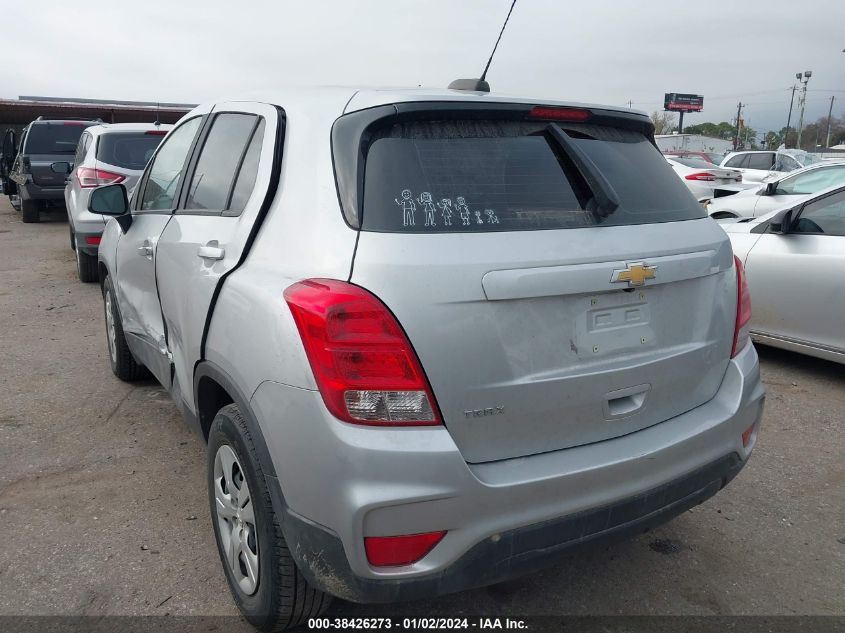 2017 CHEVROLET TRAX LS - KL7CJKSB4HB236877