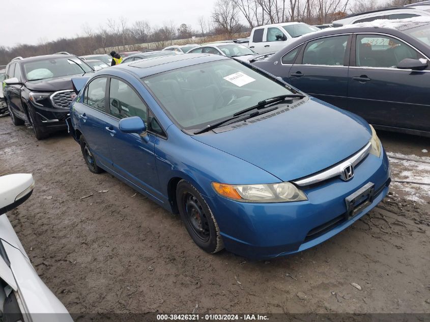 1HGFA16878L115006 | 2008 HONDA CIVIC