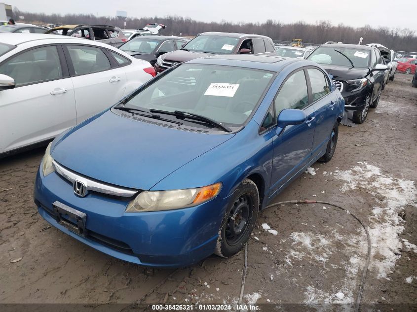 1HGFA16878L115006 | 2008 HONDA CIVIC