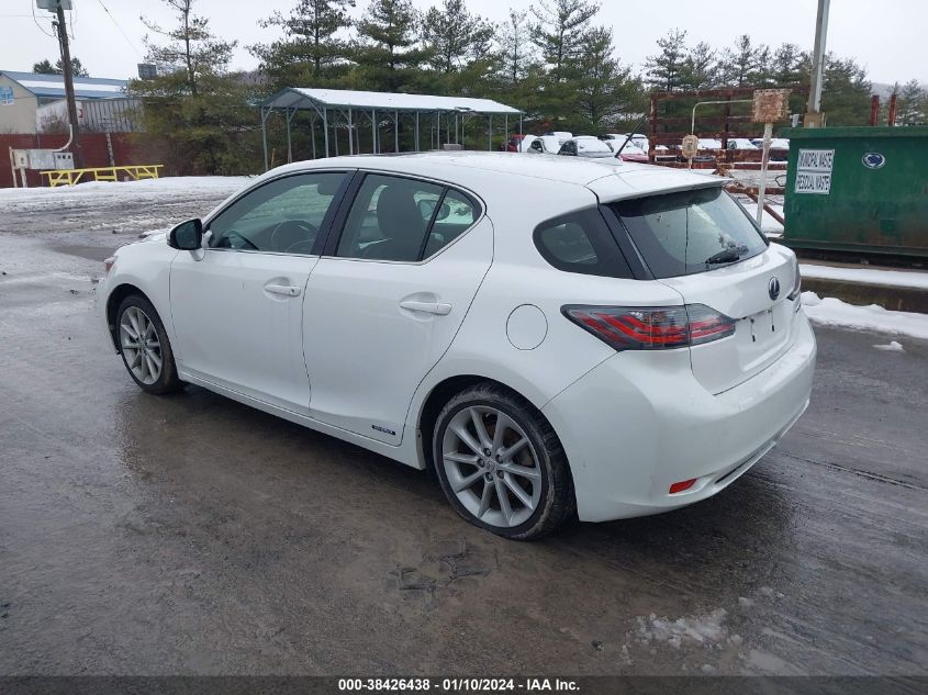 2013 LEXUS CT 200H - JTHKD5BH2D2147605