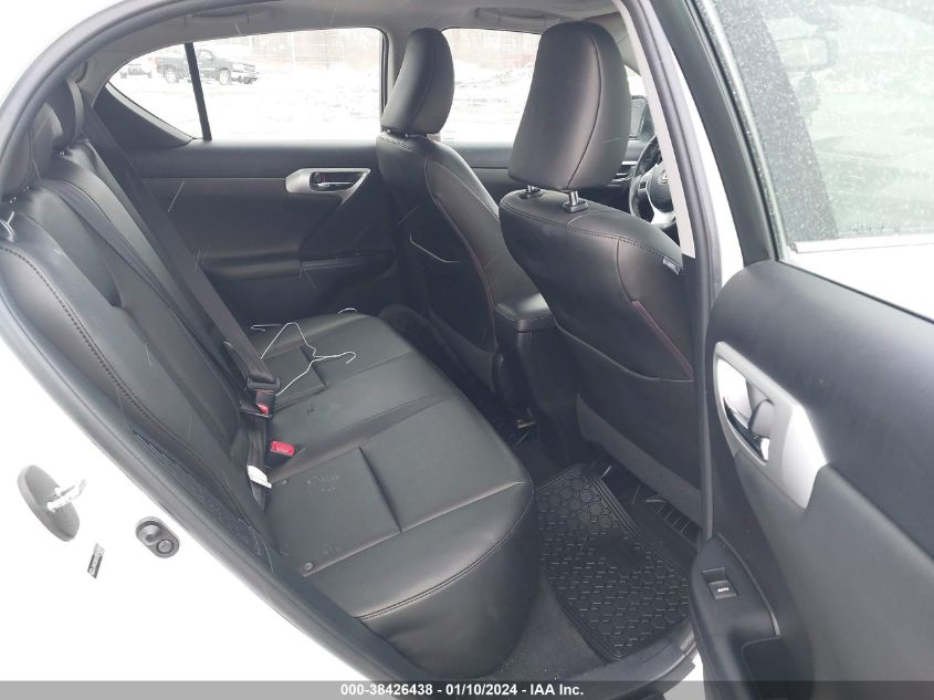 2013 LEXUS CT 200H - JTHKD5BH2D2147605