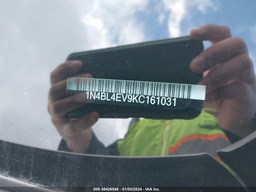 2019 NISSAN ALTIMA 2.5 SL - 1N4BL4EV9KC161031