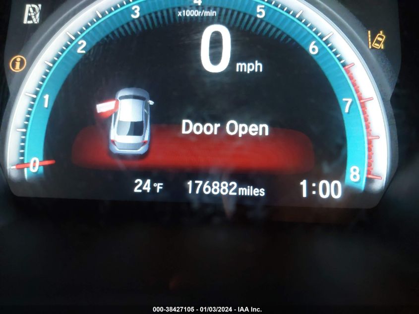 2016 HONDA CIVIC TOURING - 19XFC1F97GE019174