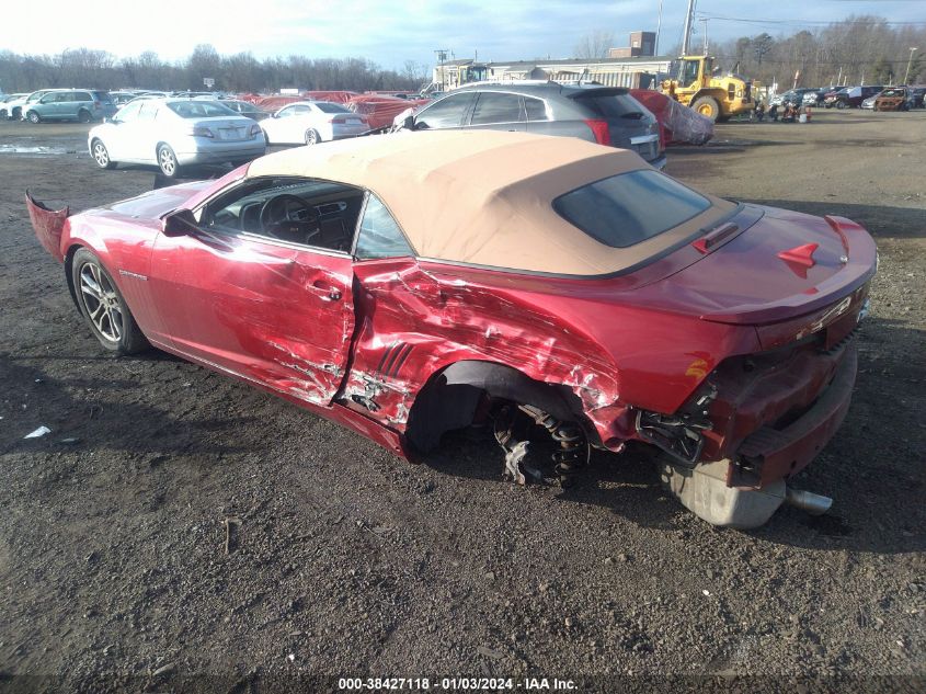 2013 CHEVROLET CAMARO 1LT - 2G1FB3D3XD9219658