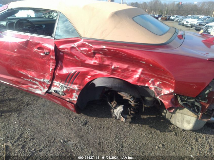 2013 CHEVROLET CAMARO 1LT - 2G1FB3D3XD9219658