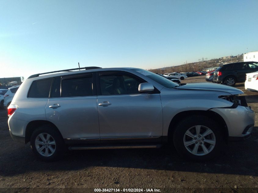 2013 TOYOTA HIGHLANDER - 5TDZA3EH6DS041191