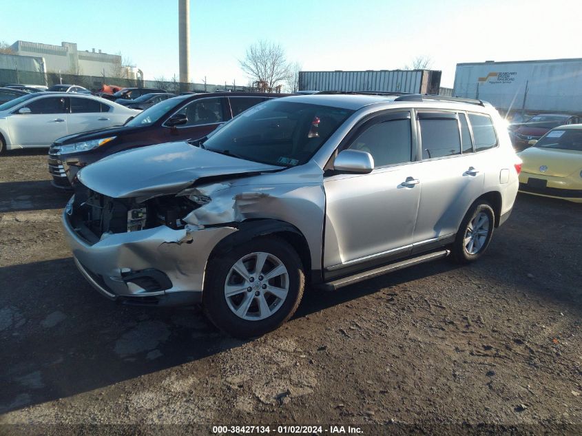 2013 TOYOTA HIGHLANDER - 5TDZA3EH6DS041191