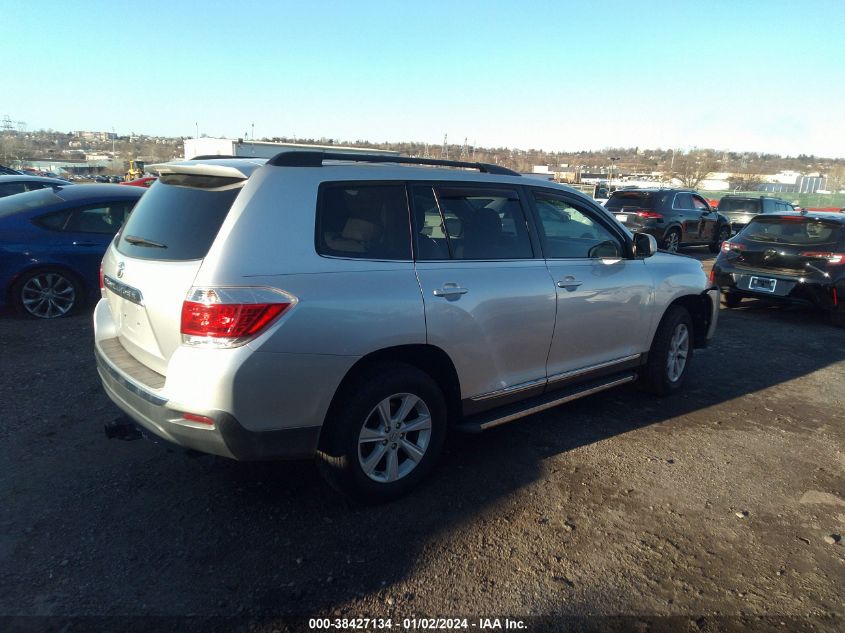 2013 TOYOTA HIGHLANDER - 5TDZA3EH6DS041191