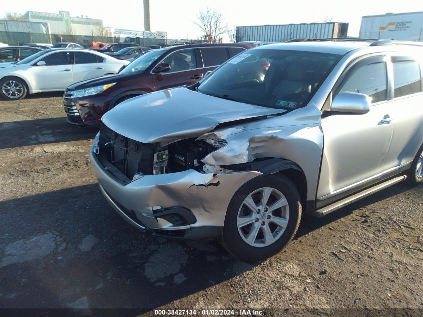 2013 TOYOTA HIGHLANDER - 5TDZA3EH6DS041191