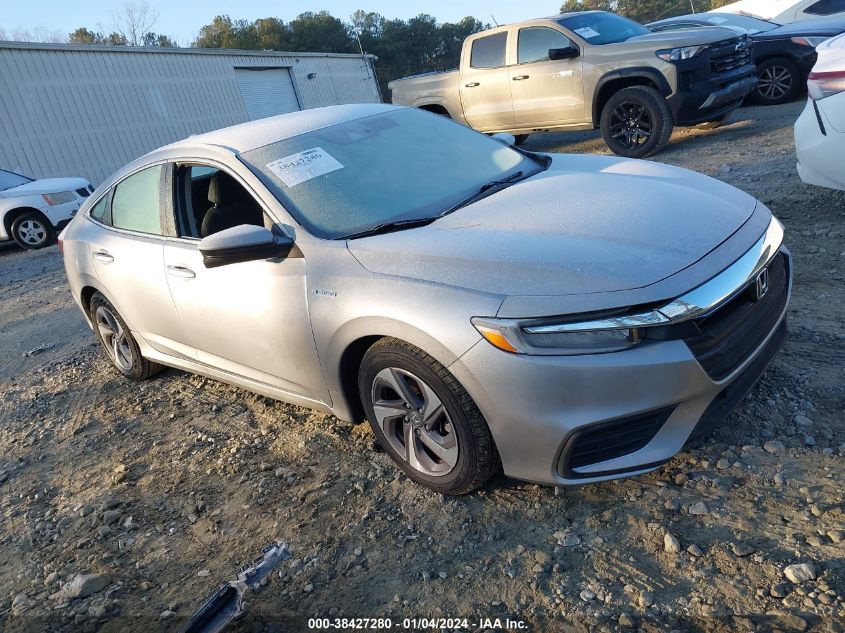 2020 HONDA INSIGHT EX - 19XZE4F57LE009390