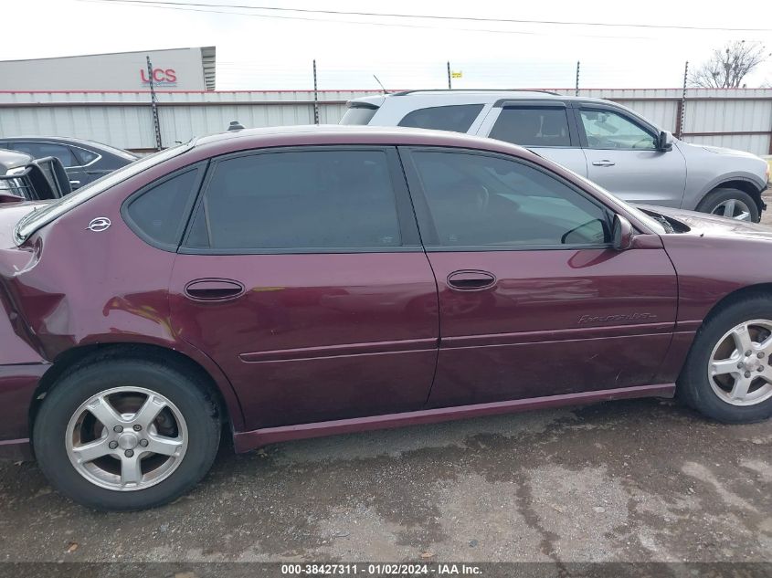 2G1WH52K549127815 | 2004 CHEVROLET IMPALA