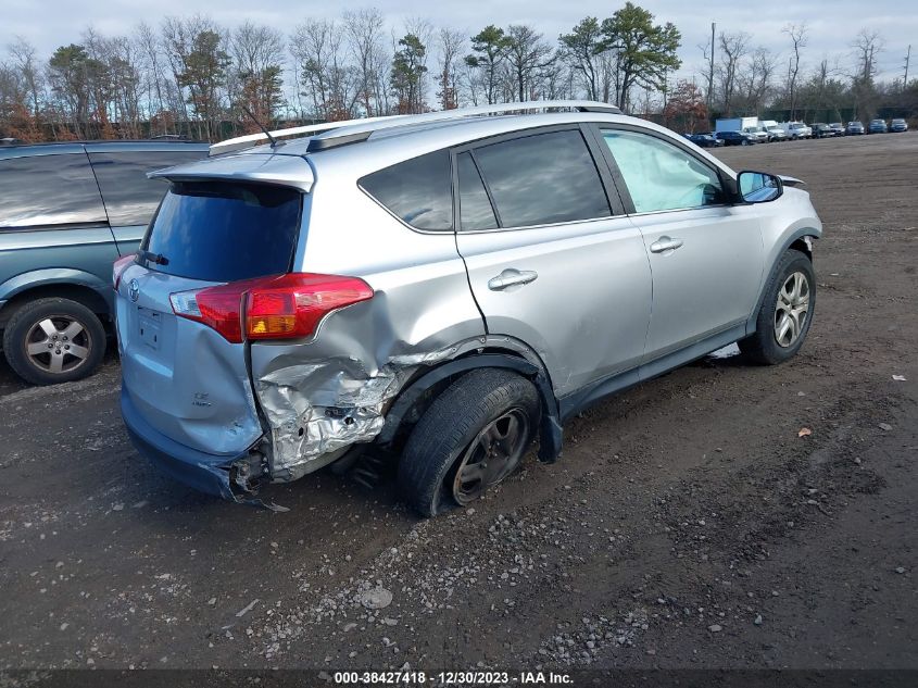 2015 TOYOTA RAV4 LE - 2T3BFREV4FW287590