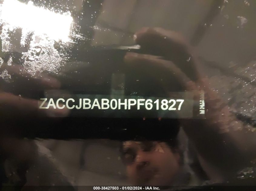 2017 JEEP RENEGADE SPORT - ZACCJBAB0HPF61827