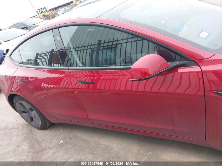 2022 TESLA MODEL 3 - 5YJ3E1EB6NF275637