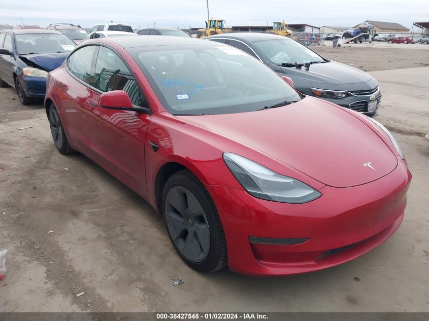 2022 TESLA MODEL 3 - 5YJ3E1EB6NF275637