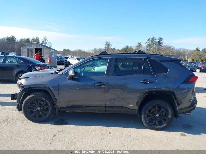 2022 TOYOTA RAV4 SE HYBRID - 4T3T6RFV8NU085420