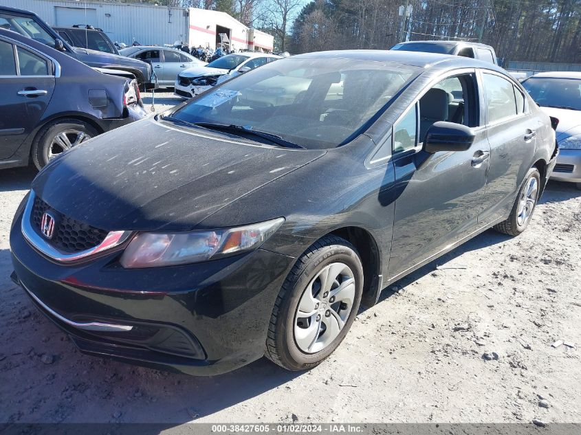 2014 HONDA CIVIC LX - 19XFB2F54EE029292