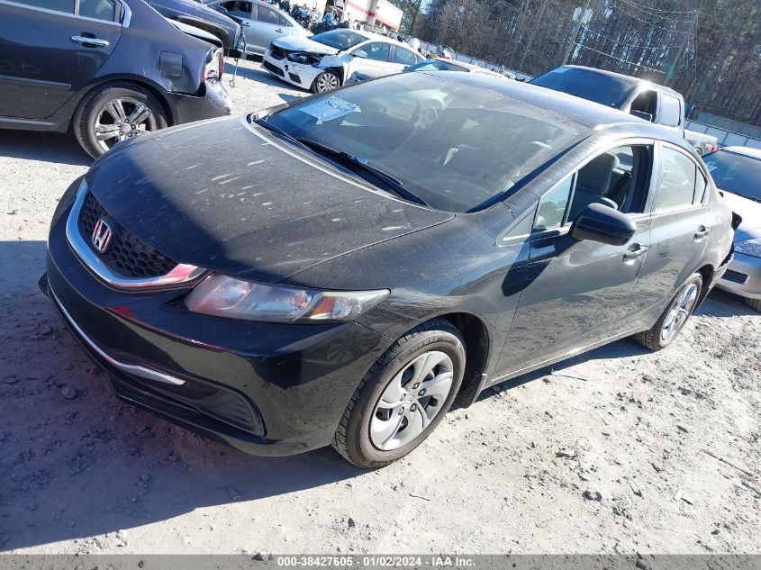 2014 HONDA CIVIC LX - 19XFB2F54EE029292