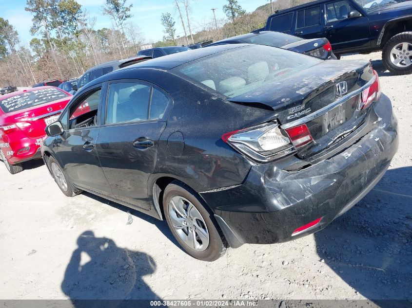 2014 HONDA CIVIC LX - 19XFB2F54EE029292