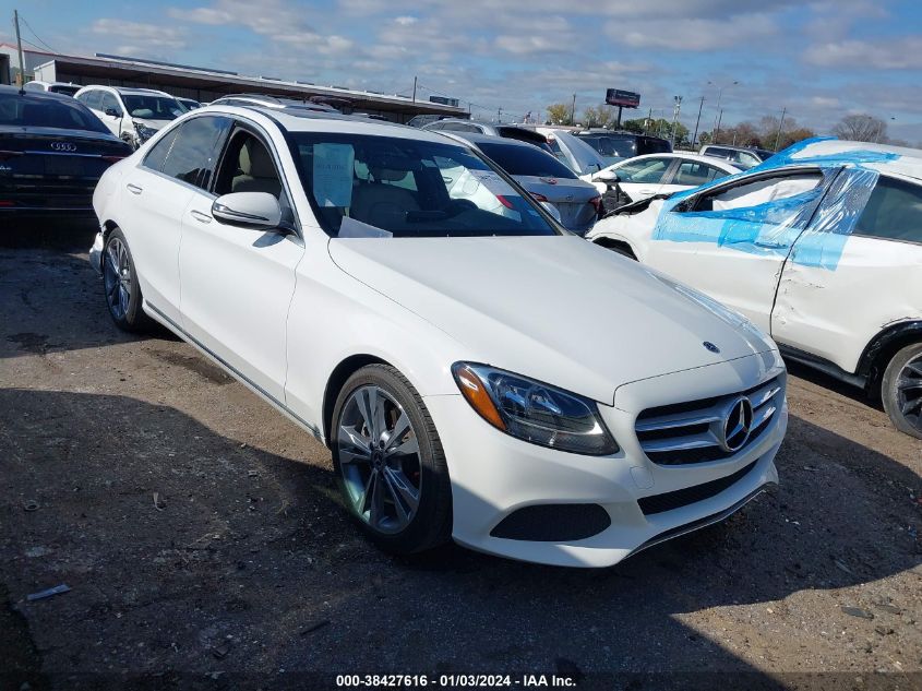 2018 MERCEDES-BENZ C 300 300 - 55SWF4JB1JU240529