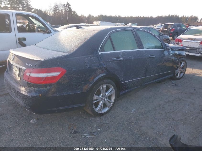 2013 MERCEDES-BENZ E 350 4MATIC - WDDHF8JB6DA720439