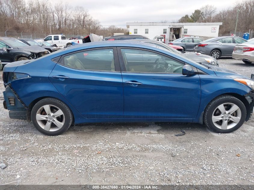 2013 HYUNDAI ELANTRA GLS (ULSAN PLANT) - KMHDH4AE9DU973271