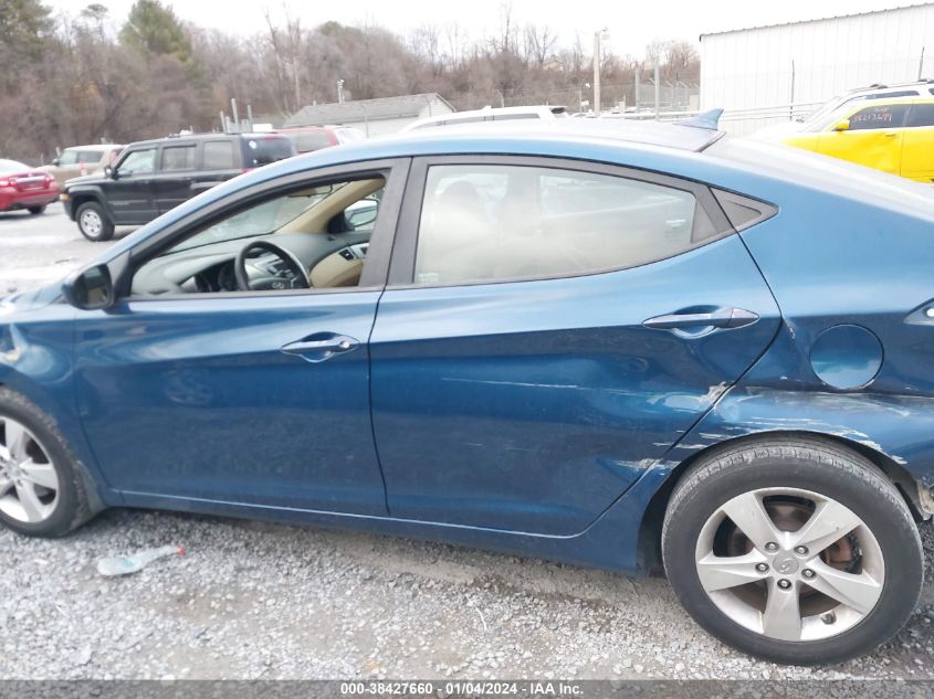 2013 HYUNDAI ELANTRA GLS (ULSAN PLANT) - KMHDH4AE9DU973271