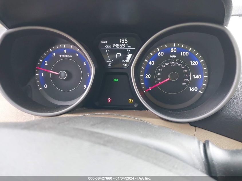 2013 HYUNDAI ELANTRA GLS (ULSAN PLANT) - KMHDH4AE9DU973271