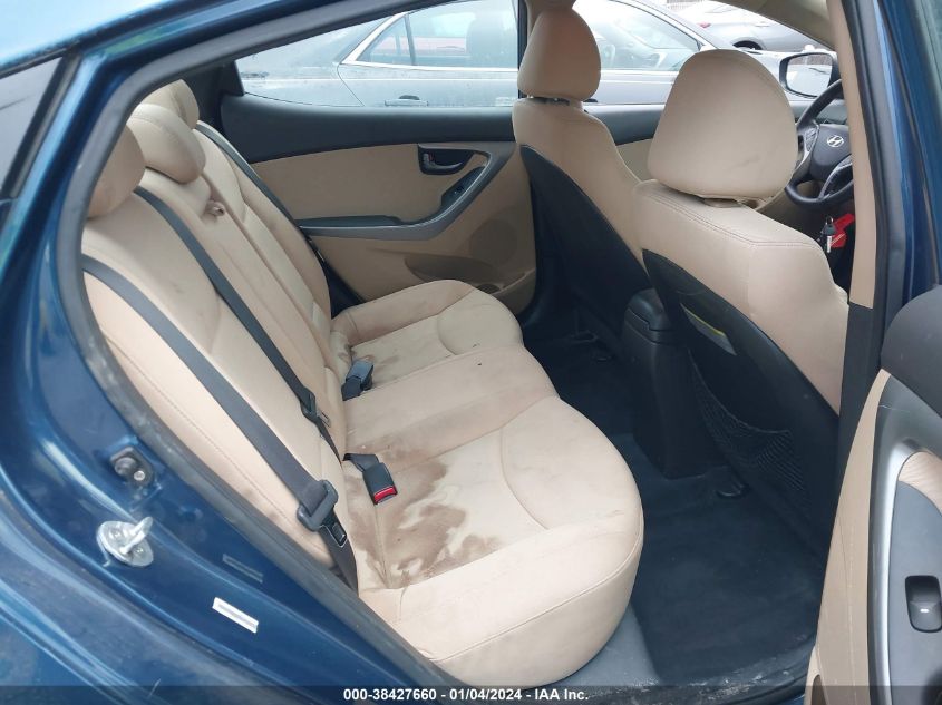 2013 HYUNDAI ELANTRA GLS (ULSAN PLANT) - KMHDH4AE9DU973271