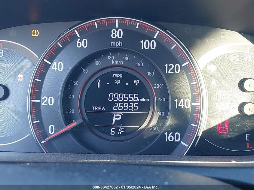 2017 HONDA ACCORD SPORT - 1HGCR2F58HA225839