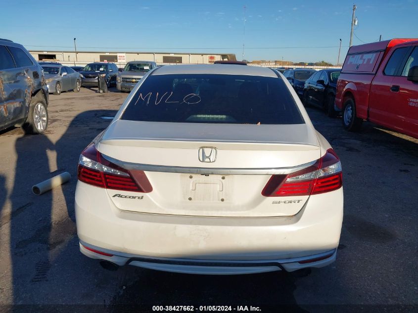 2017 HONDA ACCORD SPORT - 1HGCR2F58HA225839