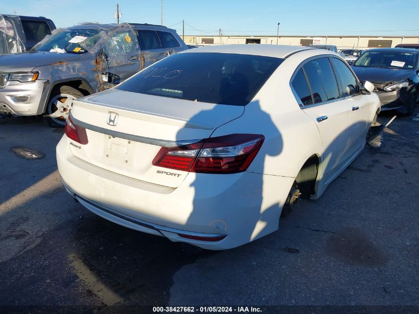 2017 HONDA ACCORD SPORT - 1HGCR2F58HA225839