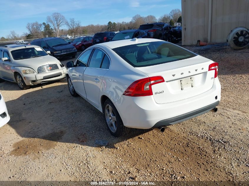2013 VOLVO S60 T5/T5 PLATINUM/T5 PREMIER/T5 PREMIER PLUS - YV1612FS8D2194194