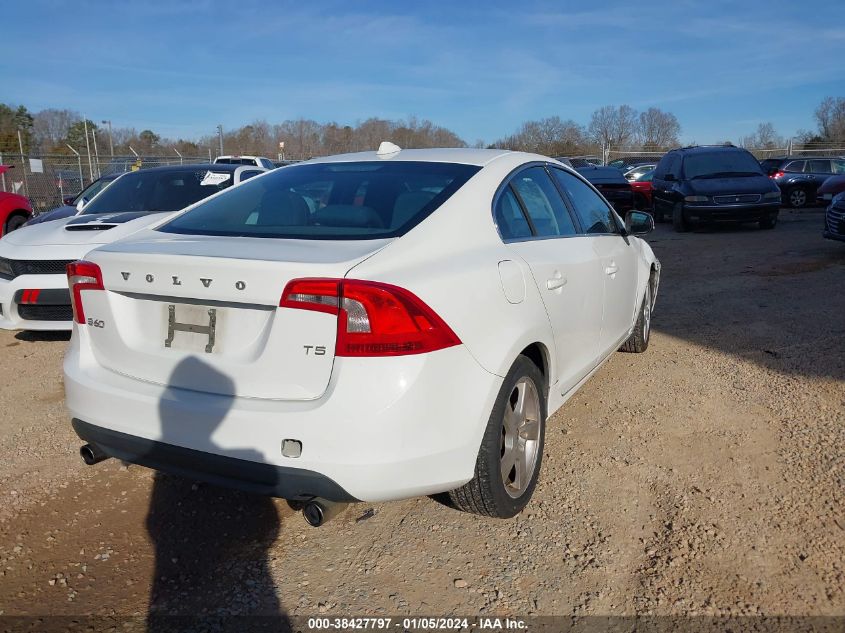 2013 VOLVO S60 T5/T5 PLATINUM/T5 PREMIER/T5 PREMIER PLUS - YV1612FS8D2194194