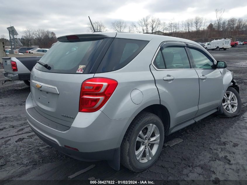 2016 CHEVROLET EQUINOX LS - 2GNFLEEK7G6252944