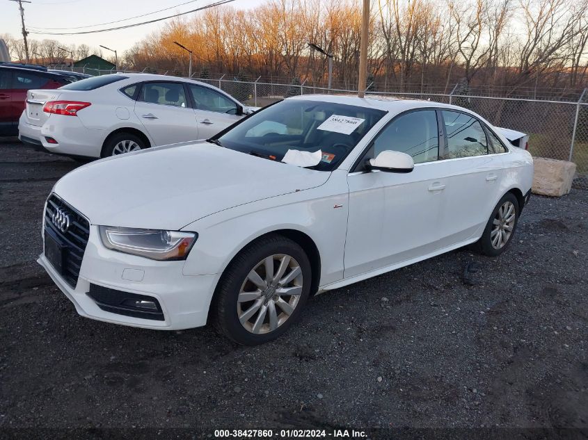 2015 AUDI A4 2.0T PREMIUM - WAUBFAFL4FN042839