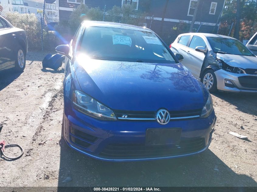 2016 VOLKSWAGEN GOLF R - WVWUF7AUXGW108983