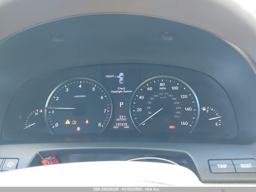 2013 LEXUS LS 460 JTHBL5EF7D5124039