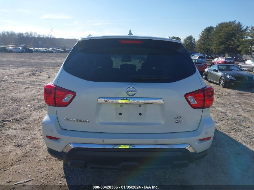 2019 NISSAN PATHFINDER SV - 5N1DR2MM1KC609787