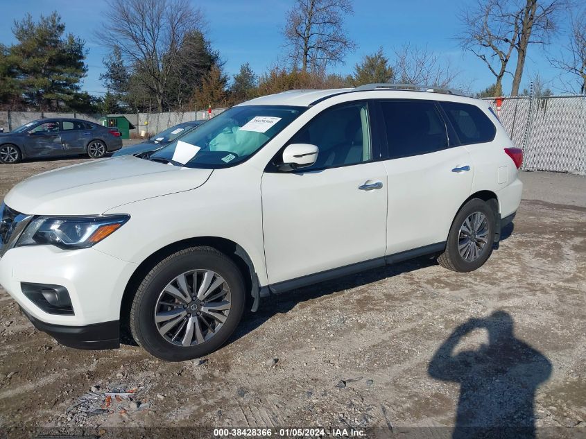 2019 NISSAN PATHFINDER SV - 5N1DR2MM1KC609787